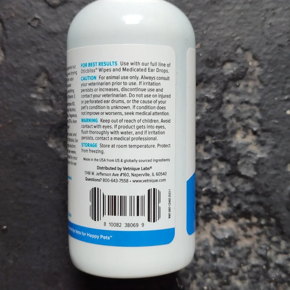 Oticbliss Vet Strength Ear Flush
